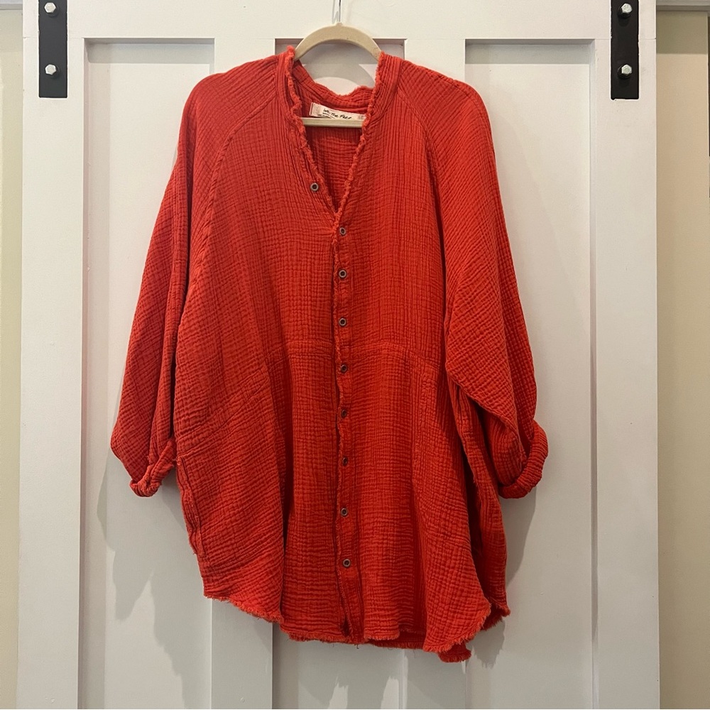 free people summer daydream button down